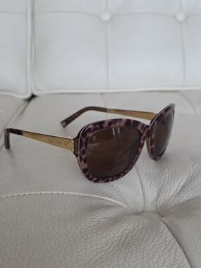 Louis Vuitton Petit Soupçon Carré Sunglasses Z0558W – Purple Leopard & Gold